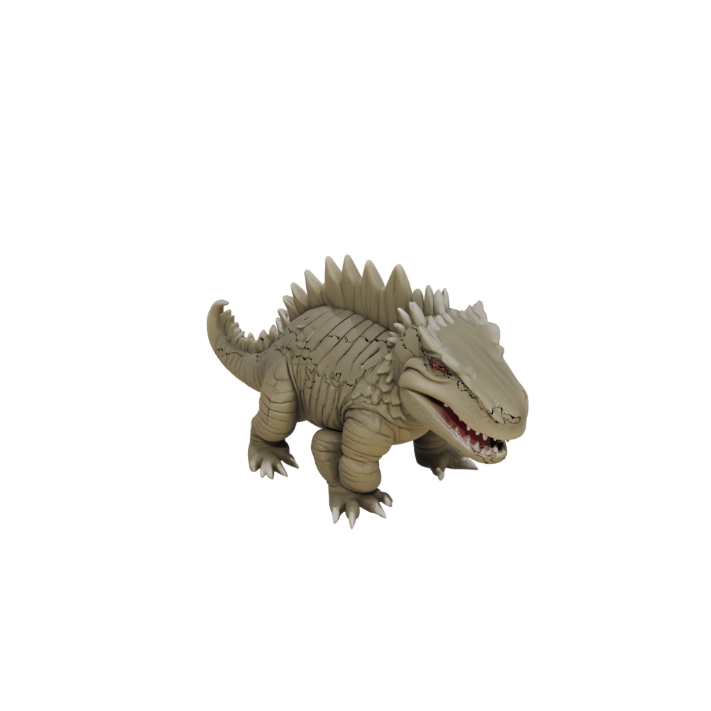 Mini Chibi Dimetrodon — dinosaurs 3D print model, STL