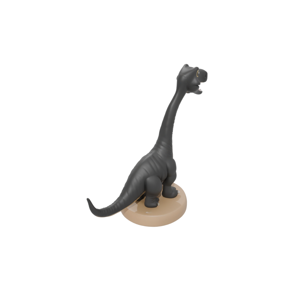 Mini Chibi Diplodocus — dinosaurs 3D print model, STL