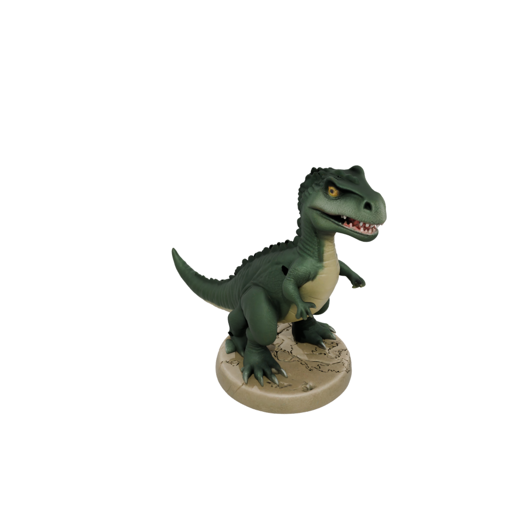 Mini Chibi Giganotosaurus — dinosaurs 3D print model, STL
