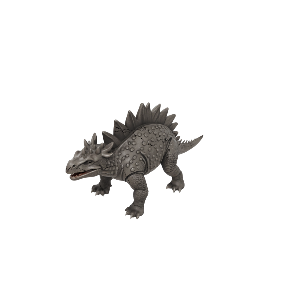 Mini Feathered Ankylosaurus — dinosaurs 3D print model, STL