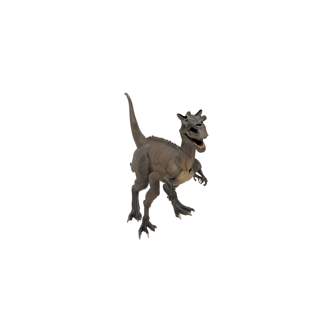 Mini Feathered Carnotaurus — dinosaurs 3D print model, STL