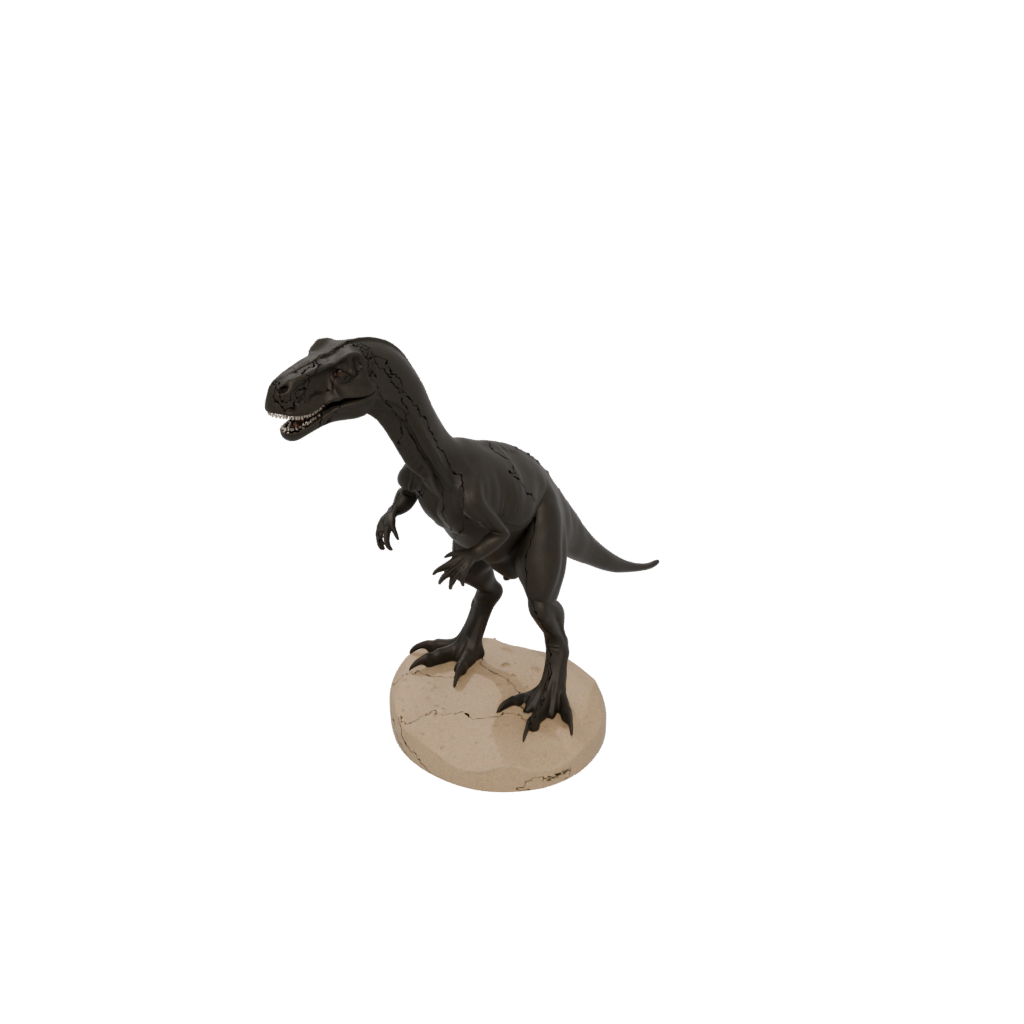 Mini Feathered Megalosaurus — dinosaurs 3D print model, STL