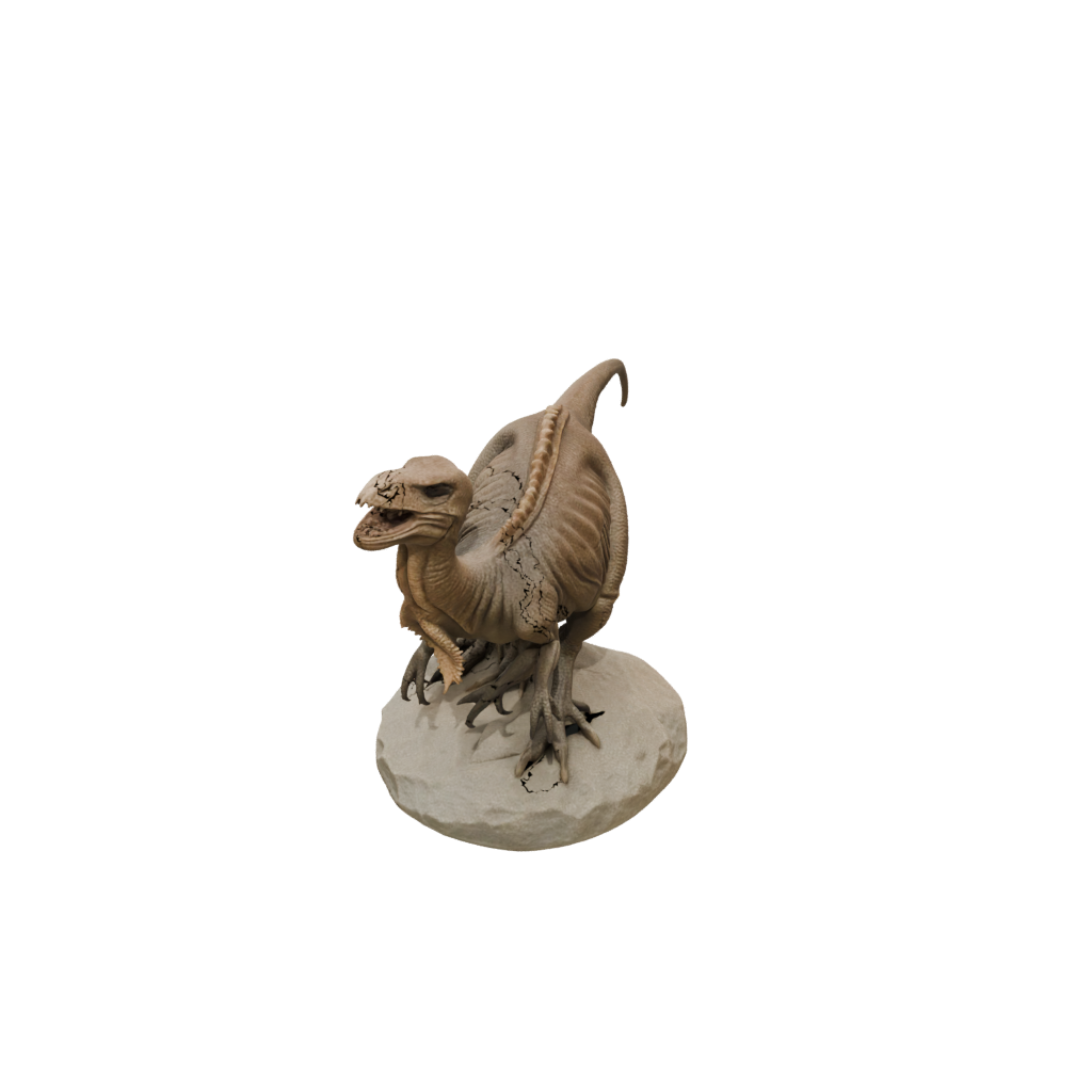 Mini Feathered Protoceratops — dinosaurs 3D print model, STL