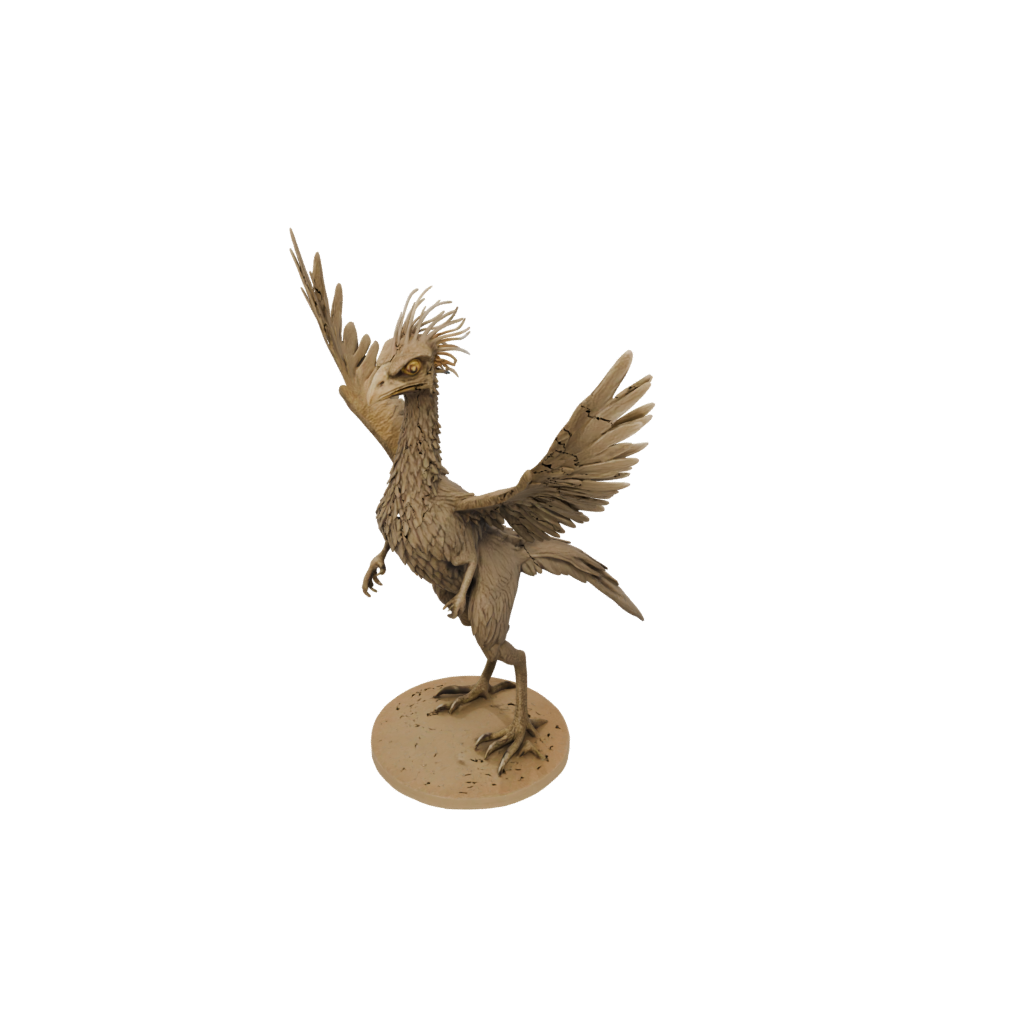 Mini Flexi Archaeopteryx — dinosaurs 3D print model, STL