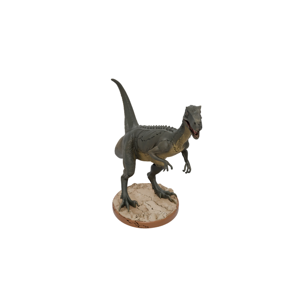 Mini Flexi Baryonyx — dinosaurs 3D print model, STL
