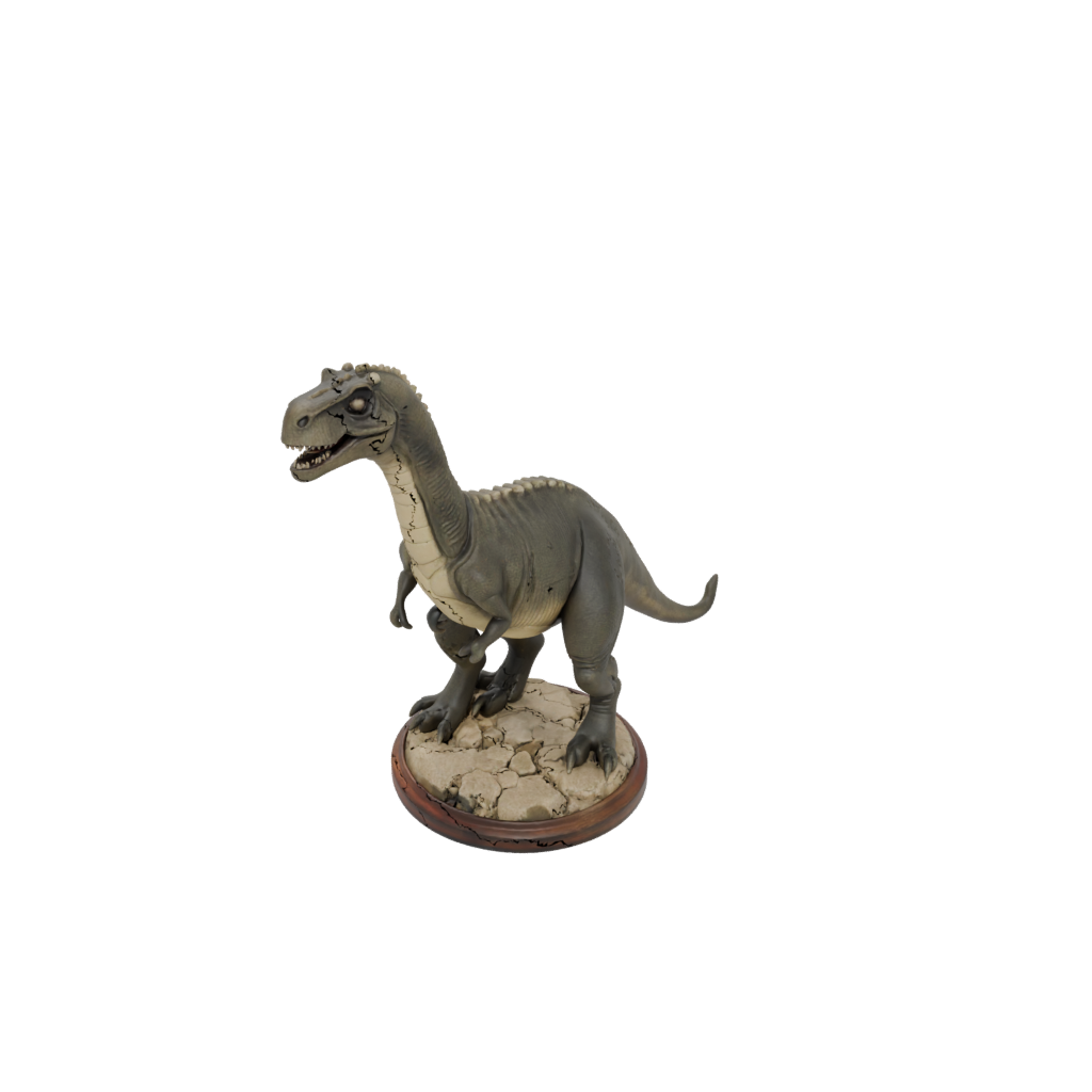 Mini Flexi Iguanodon — dinosaurs 3D print model, STL