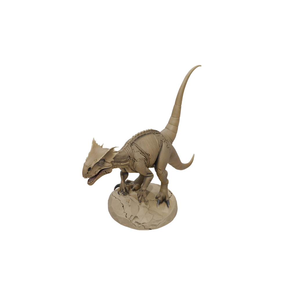 Mini Flexi Protoceratops — dinosaurs 3D print model, STL