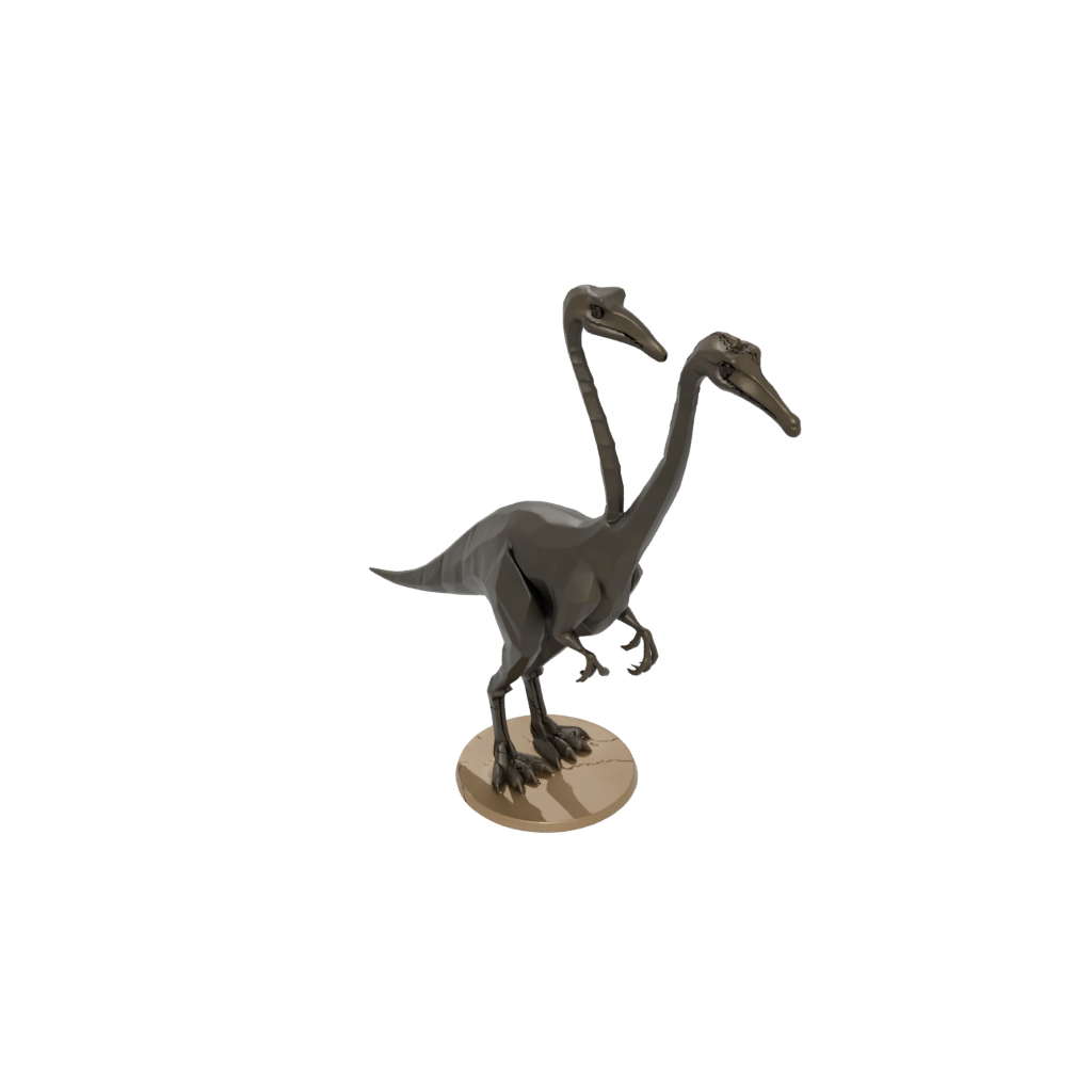 Mini Low-Poly Gallimimus