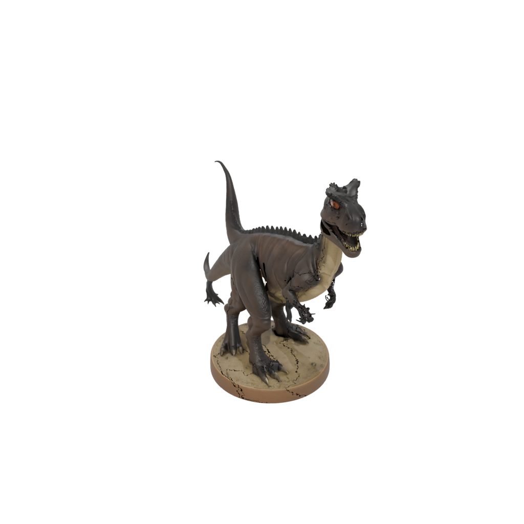 Mini Carnotaurus — dinosaurs 3D print model, STL