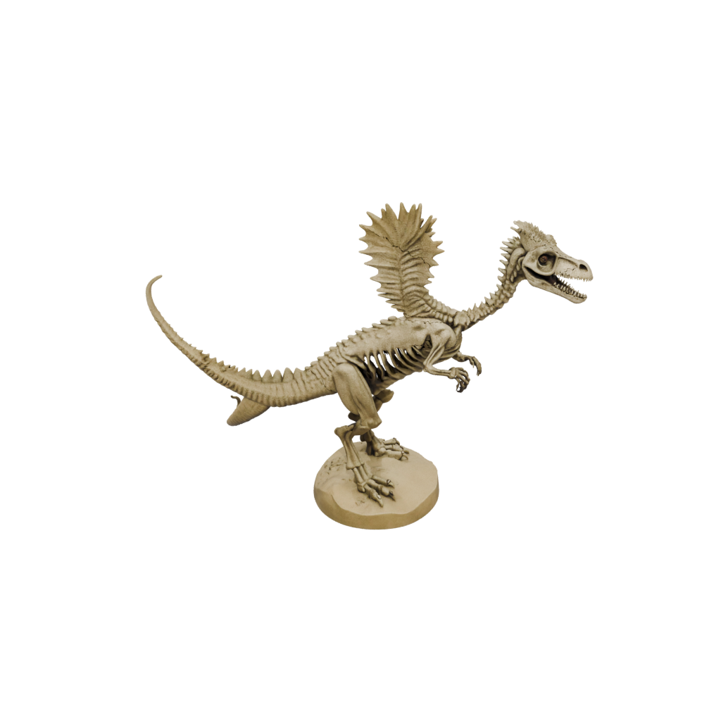 Mini Skeleton Dilophosaurus — dinosaurs 3D print model, STL