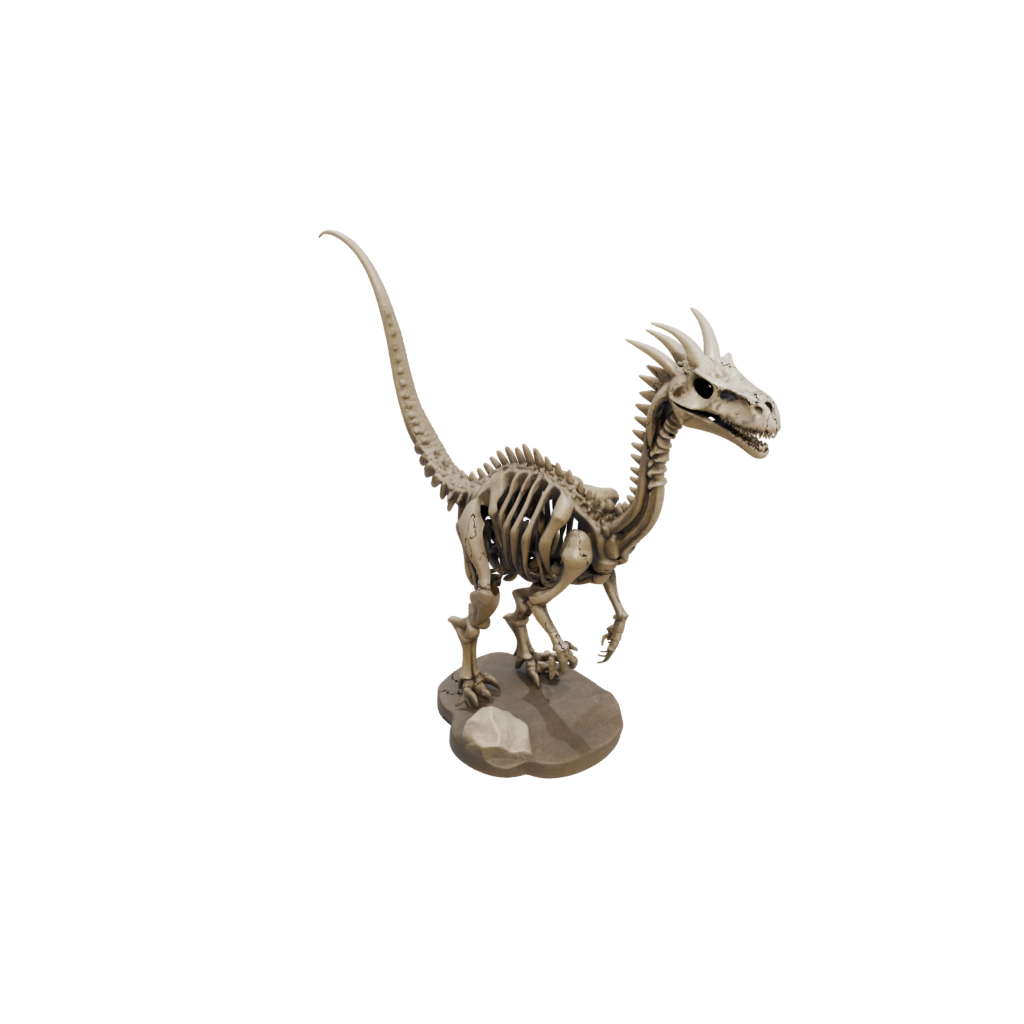 Mini Skeleton Kentrosaurus — dinosaurs 3D print model, STL