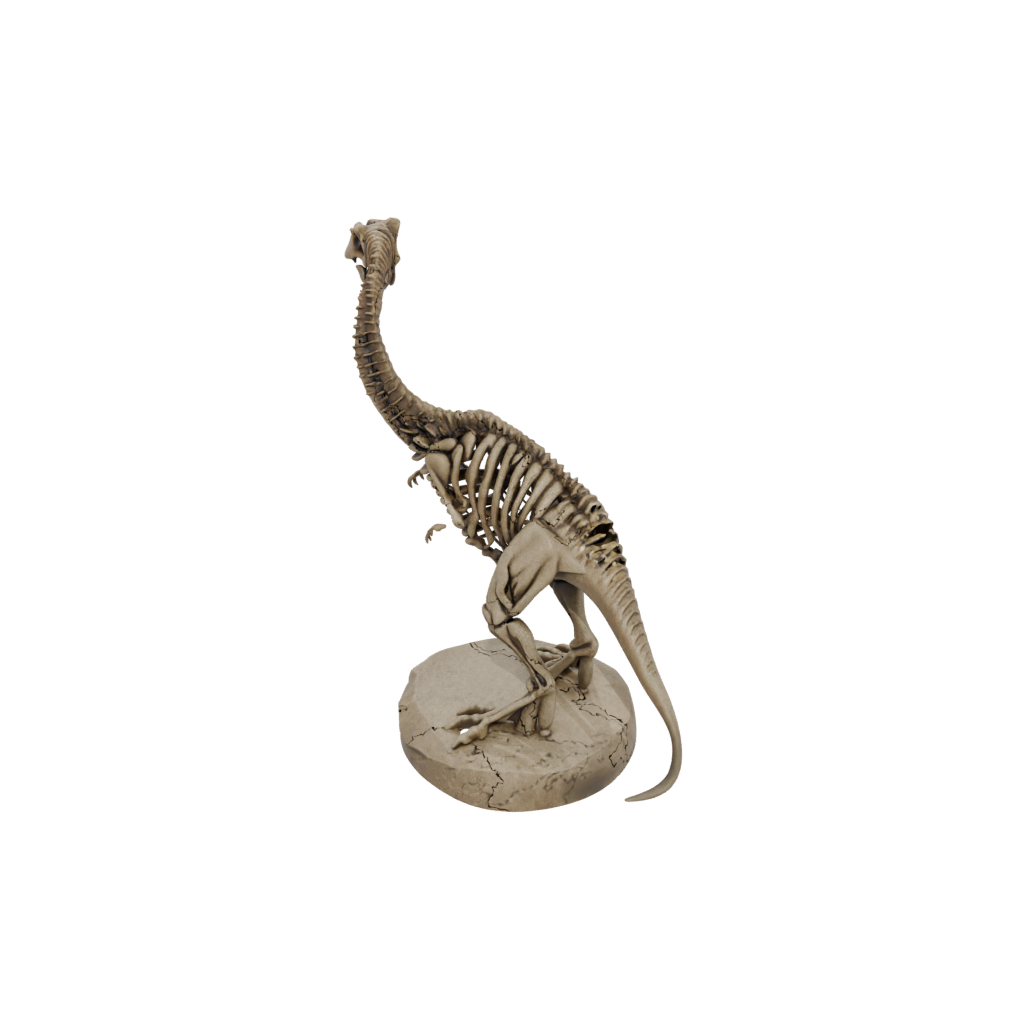 Mini Skeleton Megalosaurus — dinosaurs 3D print model, STL
