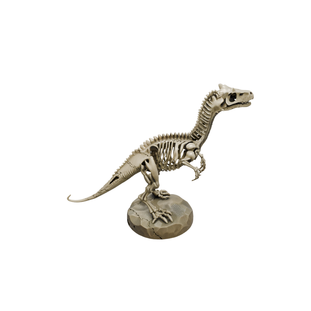 Mini Skeleton Pachycephalosaurus — dinosaurs 3D print model, STL