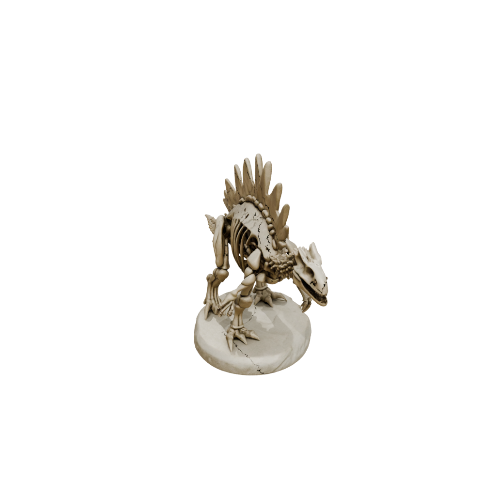 Mini Skeleton Stegosaurus — dinosaurs 3D print model, STL