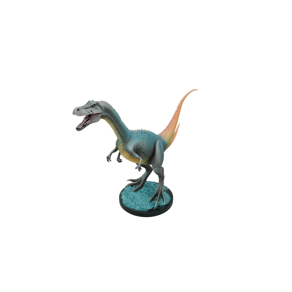 Neon Feathered Mosasaurus — dinosaurs 3D print model, STL