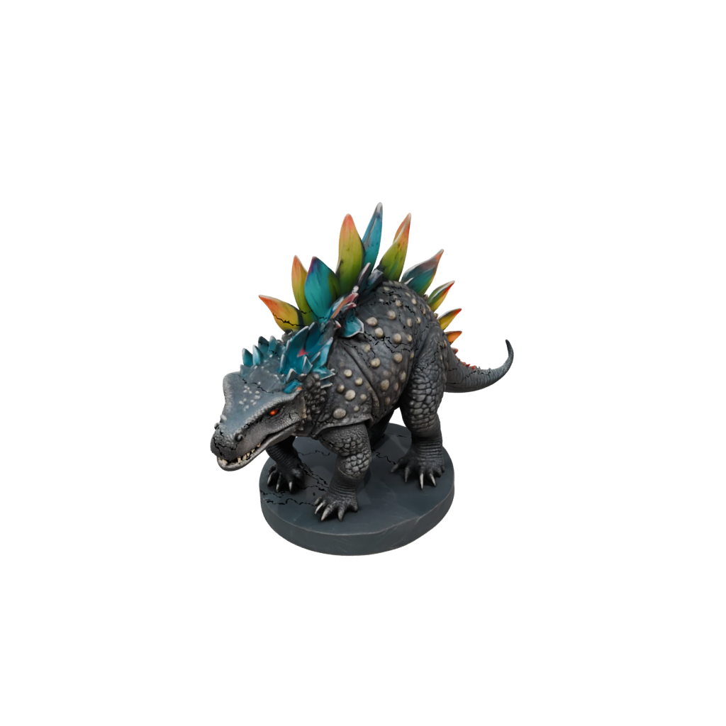 Neon Ankylosaurus