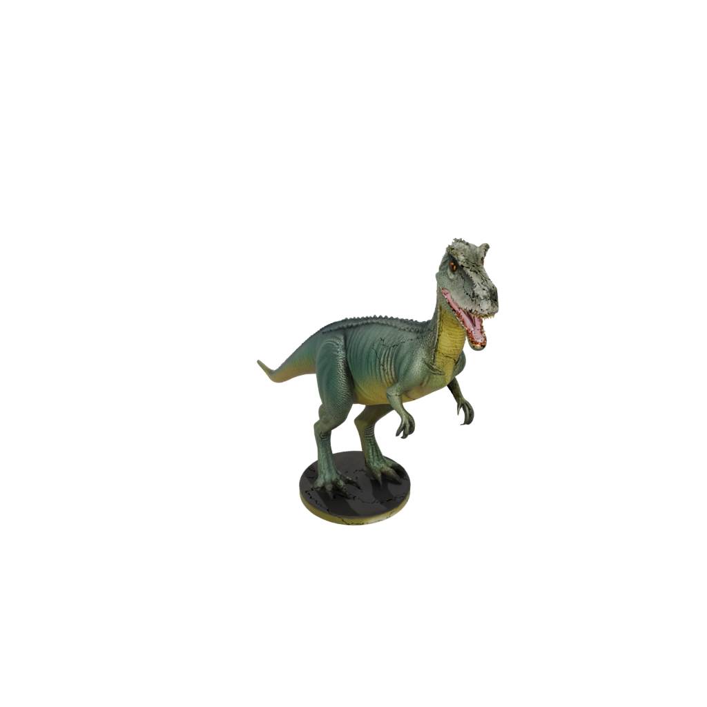 Neon Baryonyx — dinosaurs 3D print model, STL