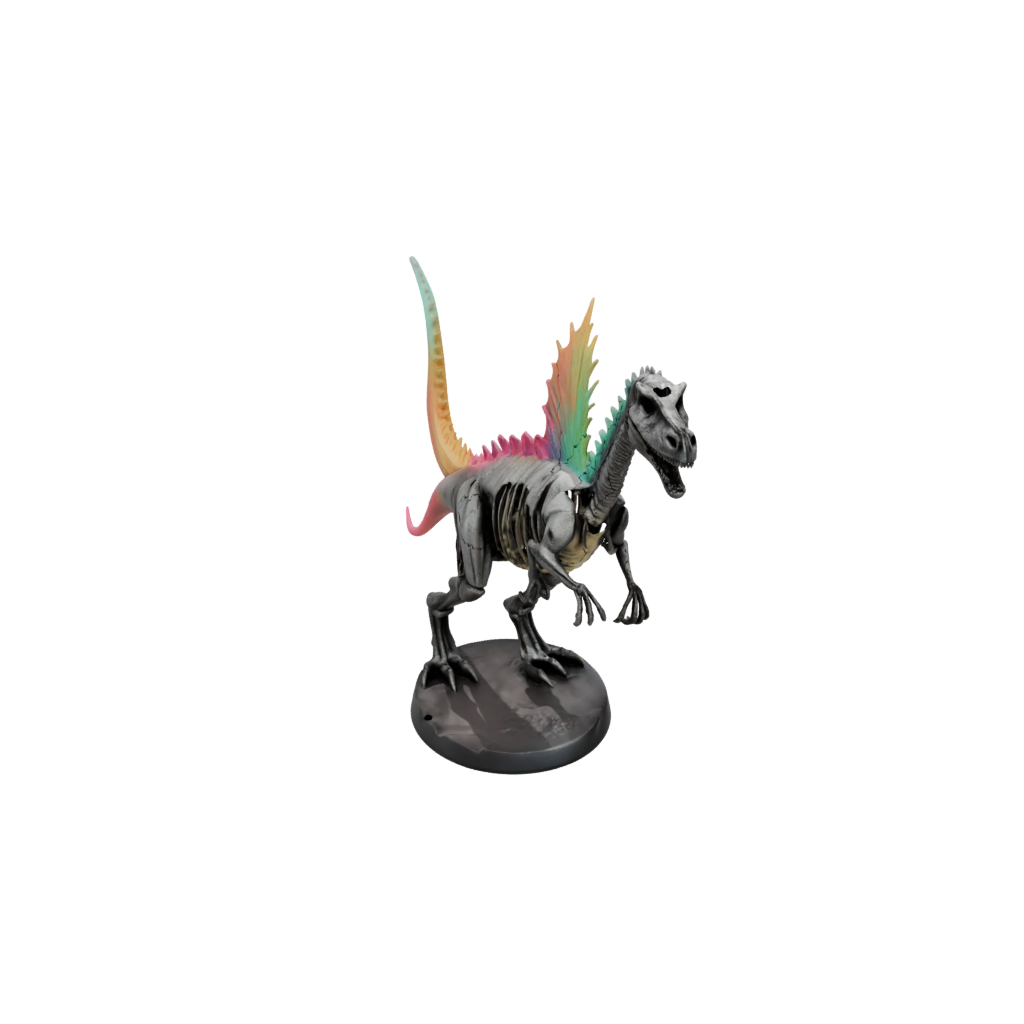 Neon Skeleton Spinosaurus