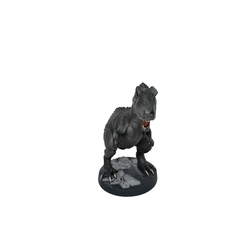 Obsidian Chibi Allosaurus