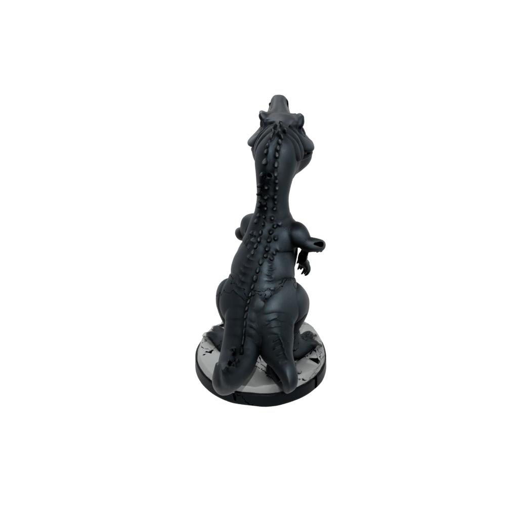 Obsidian Chibi Megalosaurus