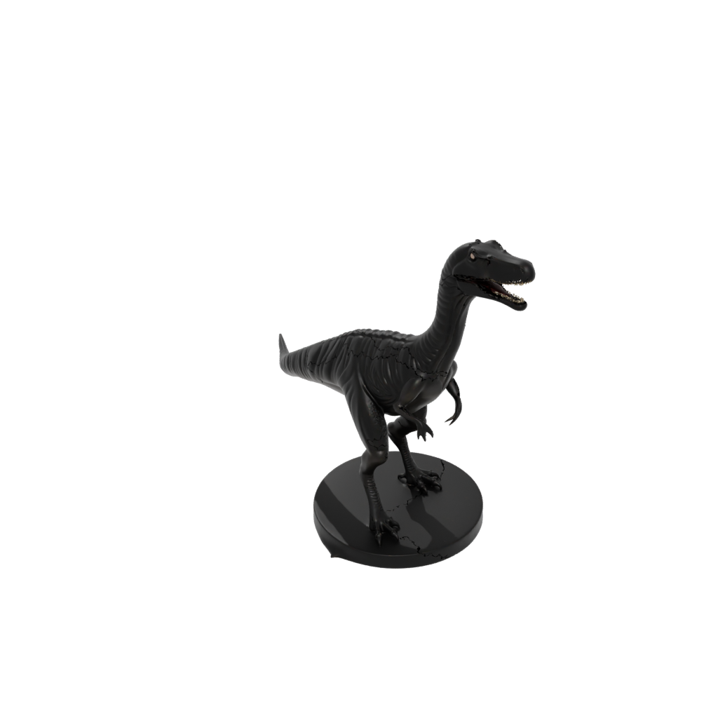 Obsidian Feathered Mosasaurus