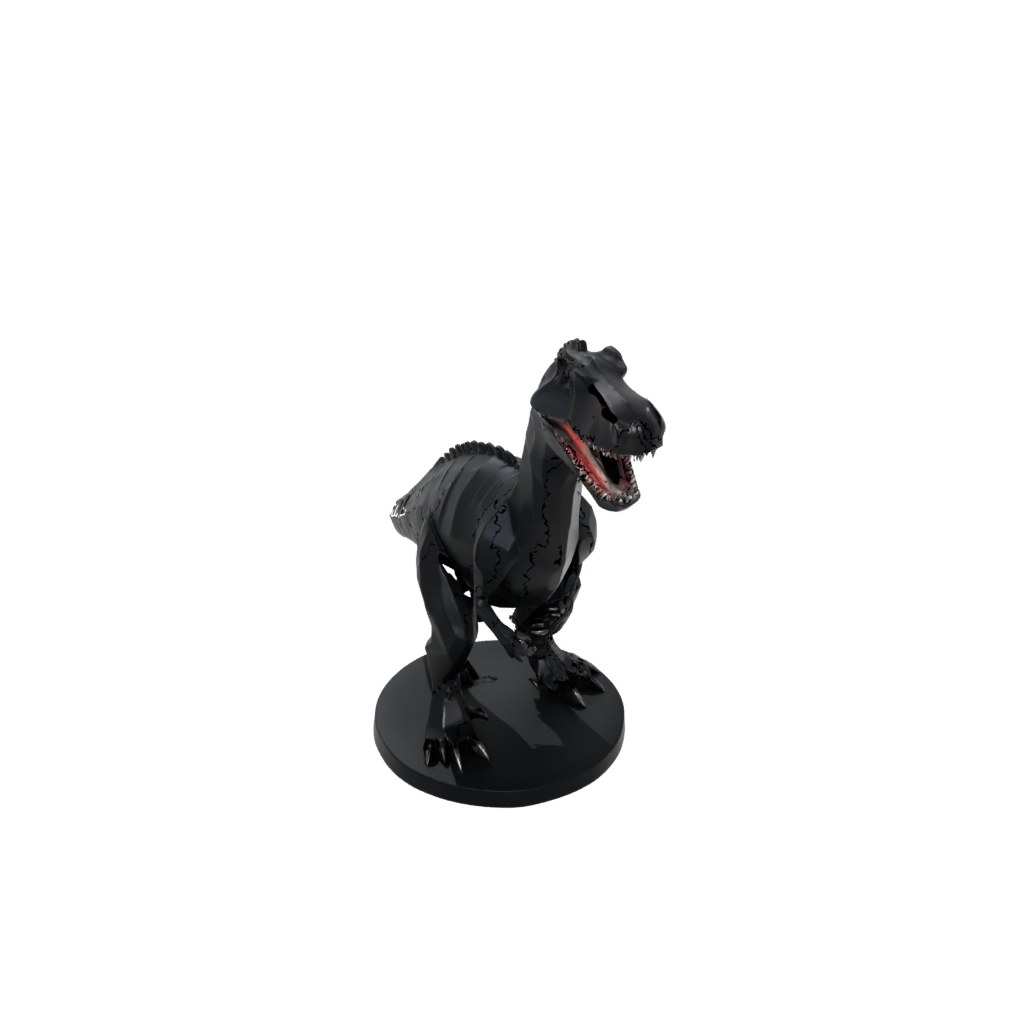 Obsidian Low-Poly Spinosaurus