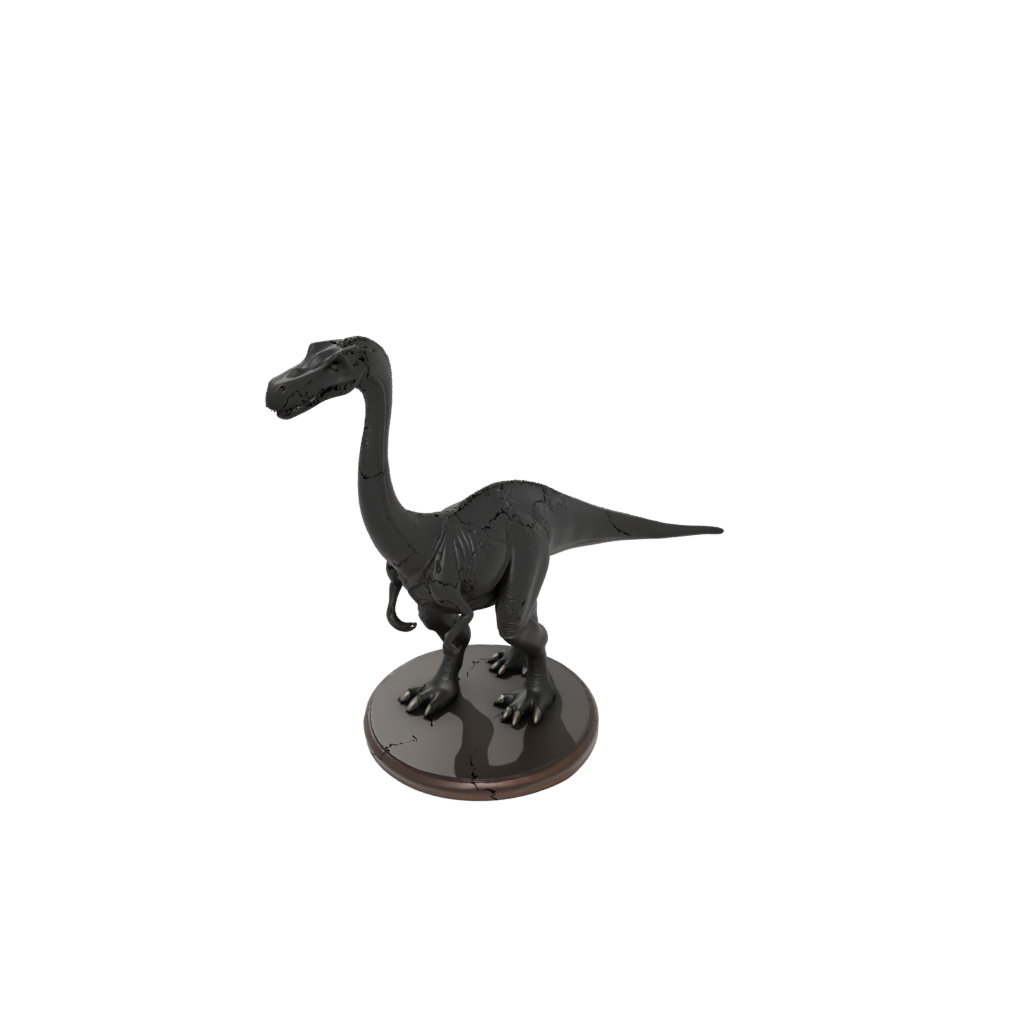 Obsidian Diplodocus — dinosaurs 3D print model, STL