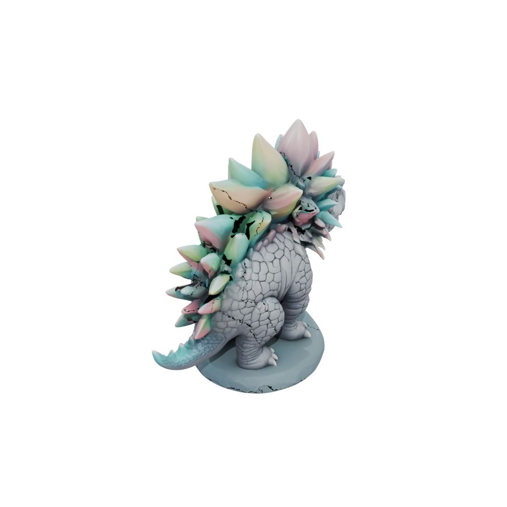Pastel Chibi Ankylosaurus