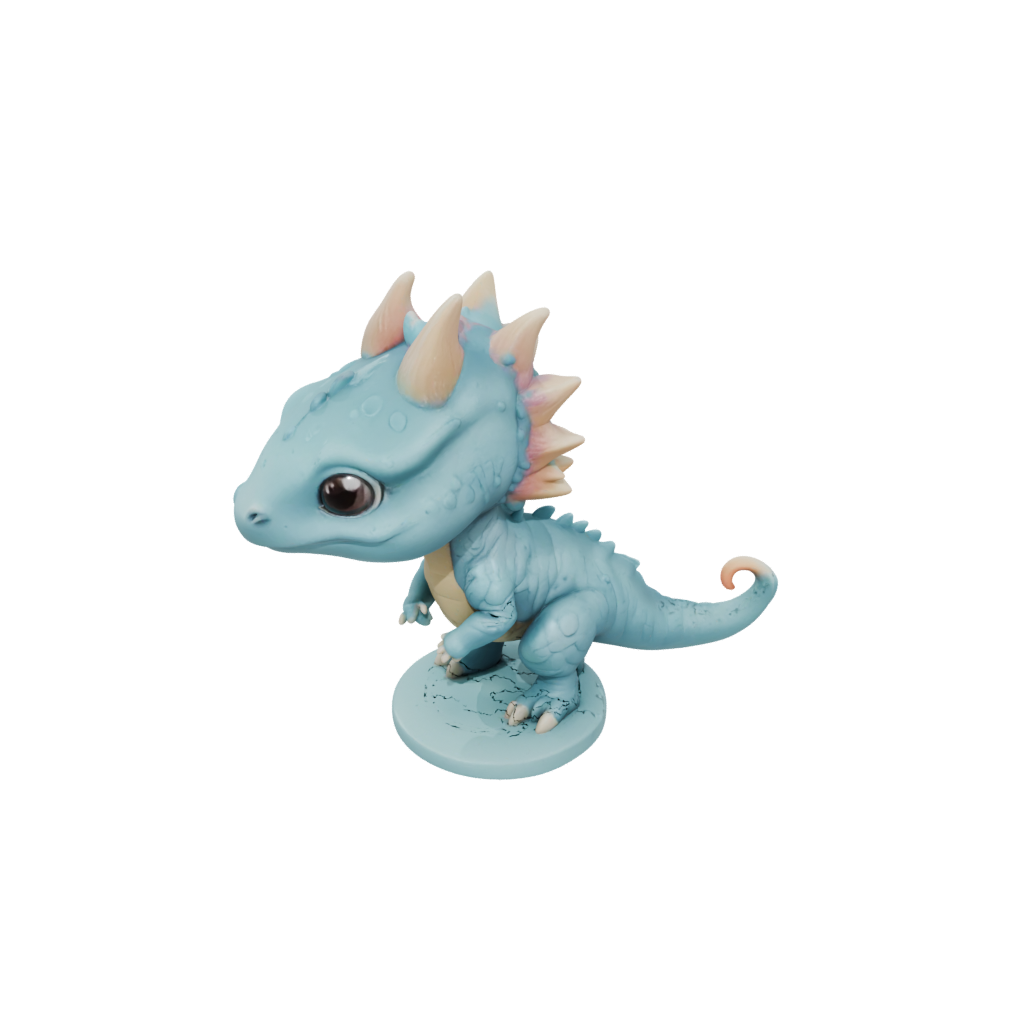 Pastel Chibi Protoceratops
