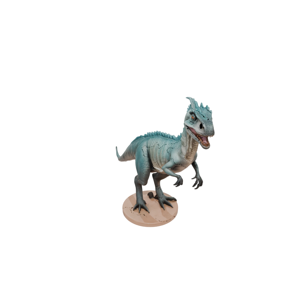 Pastel Feathered Carnotaurus