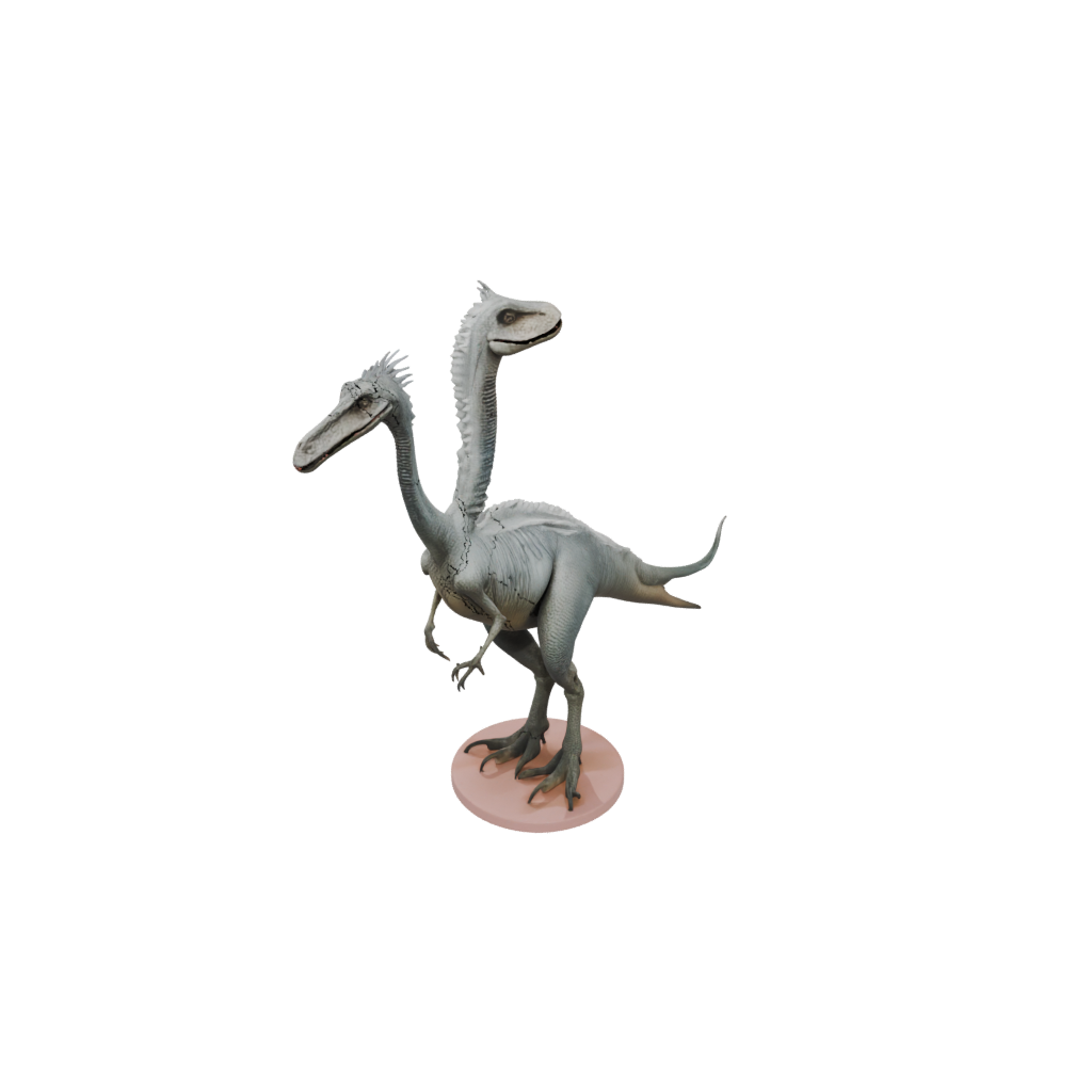 Pastel Feathered Compsognathus