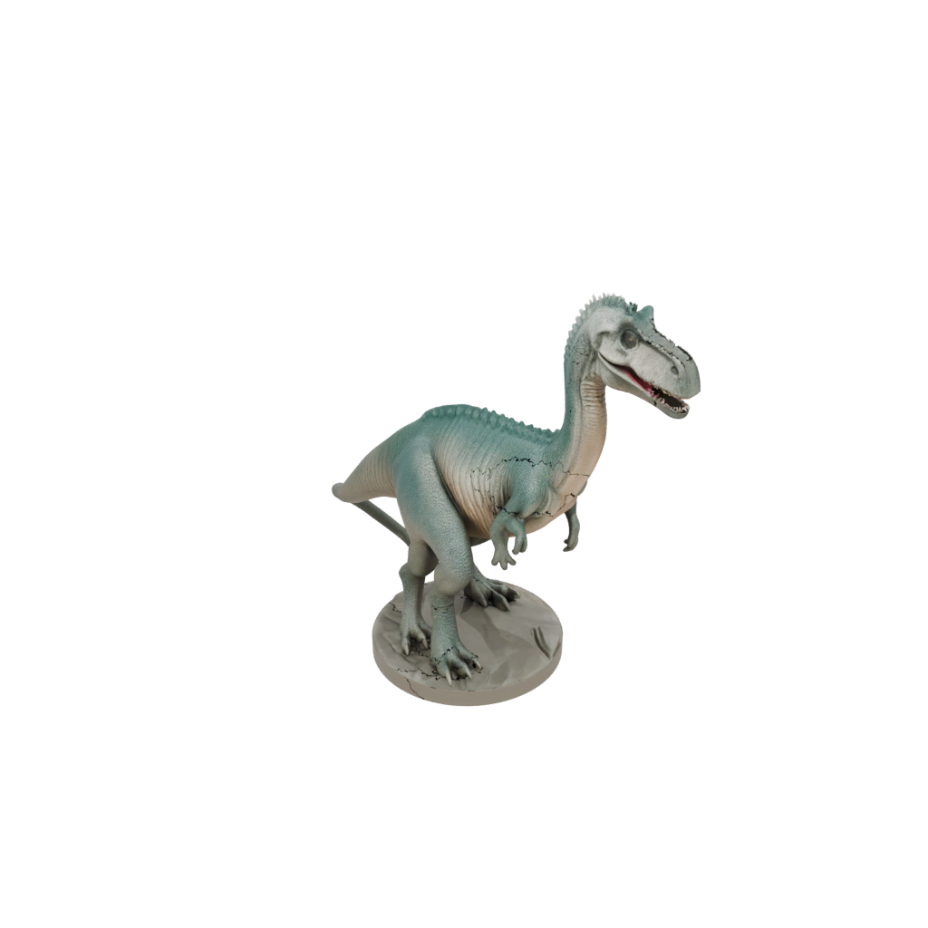 Pastel Feathered Iguanodon — dinosaurs 3D print model, STL