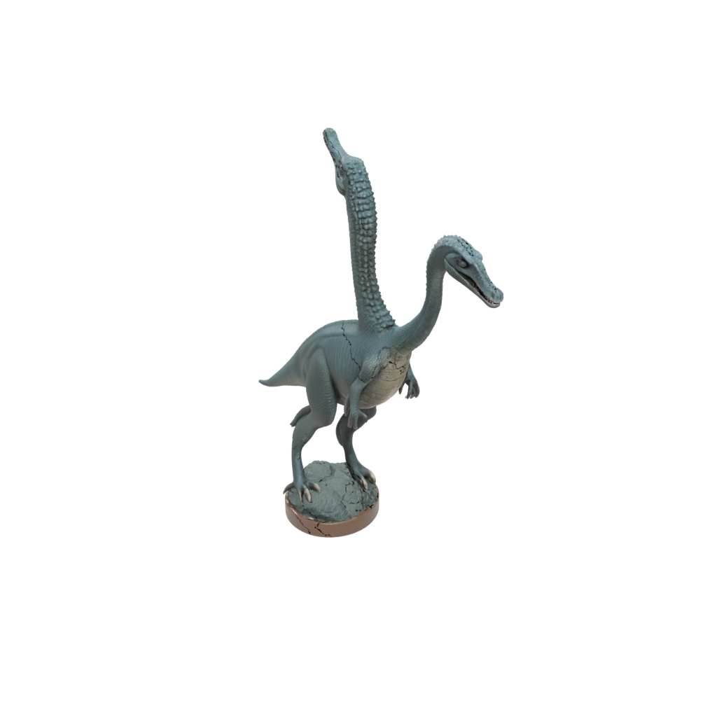 Pastel Feathered Plesiosaur