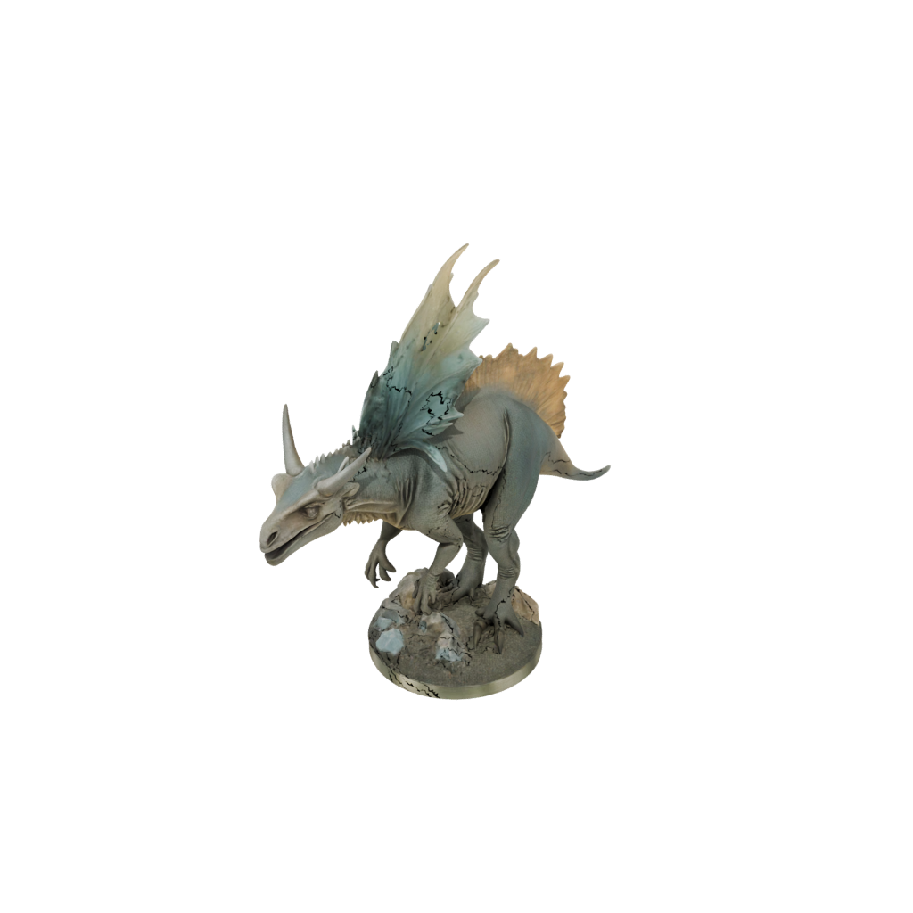 Pastel Feathered Protoceratops — dinosaurs 3D print model, STL