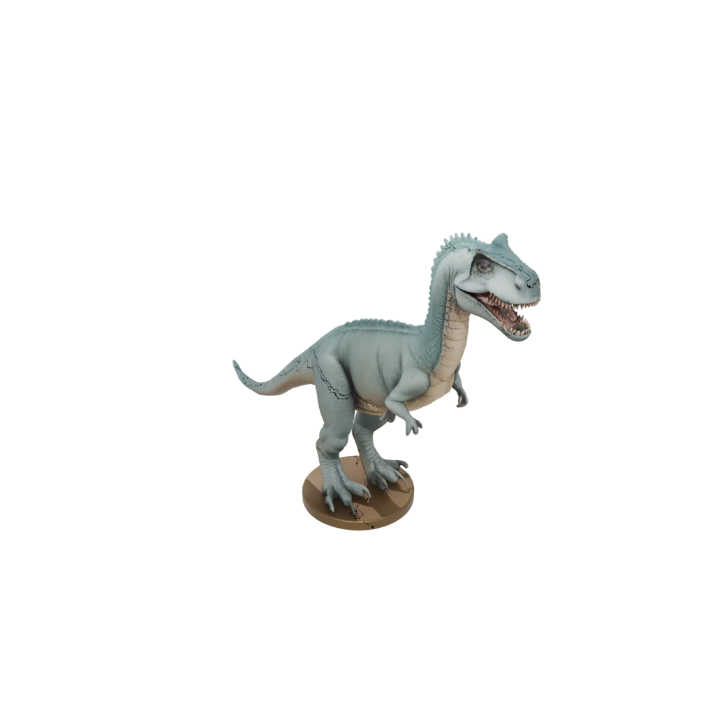 Pastel Flexi Iguanodon — dinosaurs 3D print model, STL