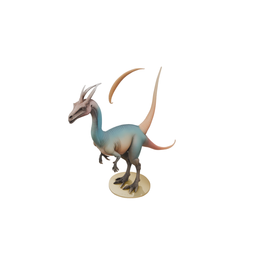 Pastel Flexi Parasaurolophus