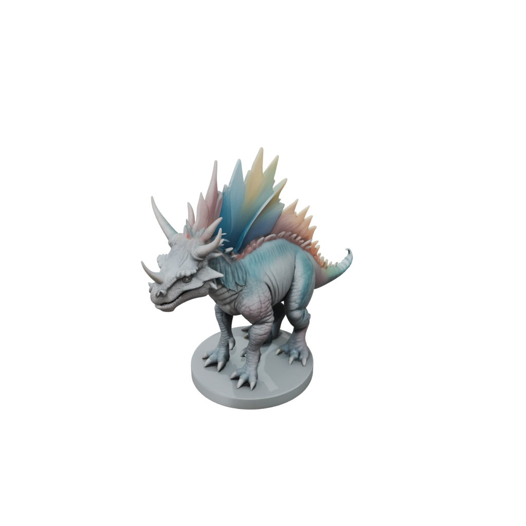 Pastel Flexi Styracosaurus
