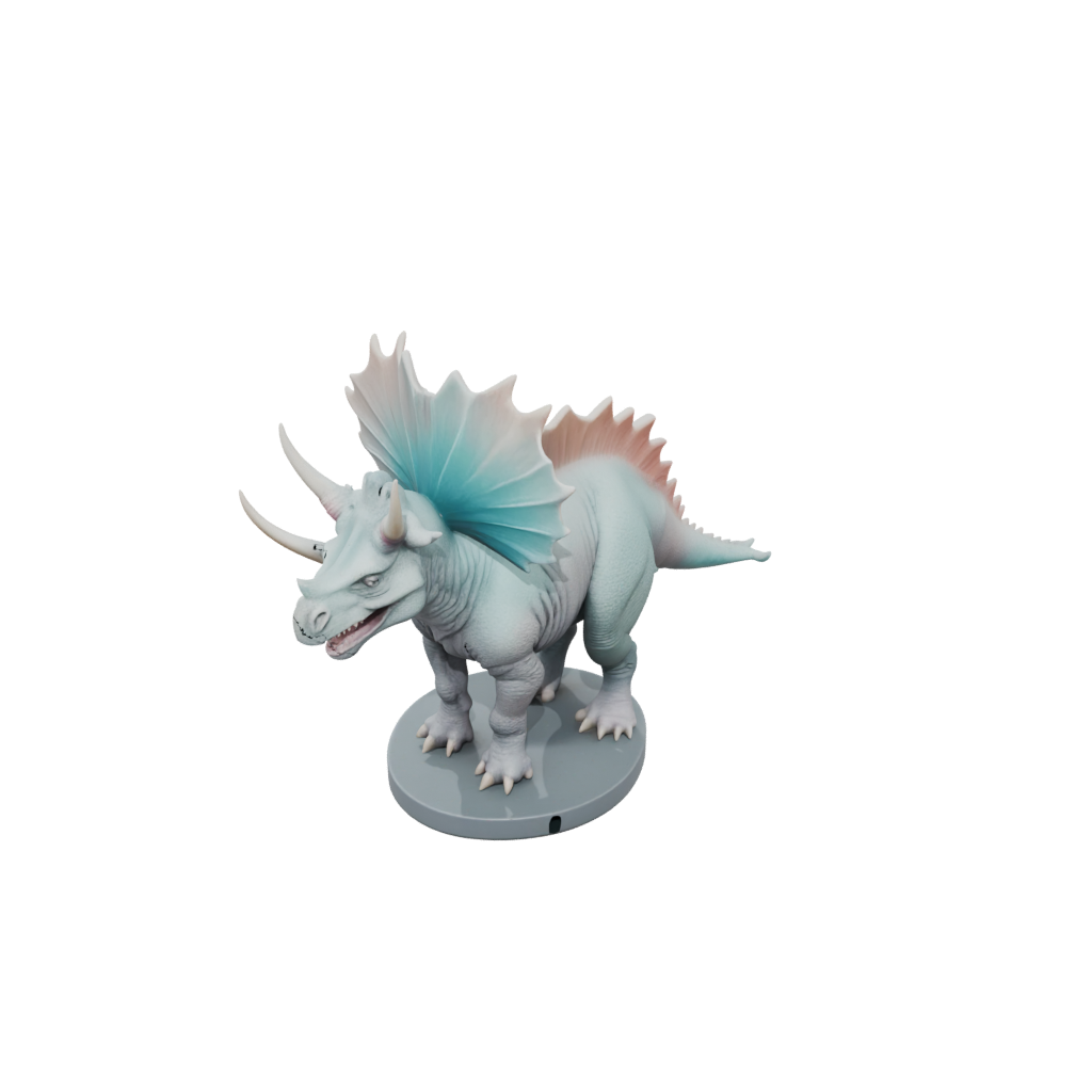 Pastel Flexi Triceratops