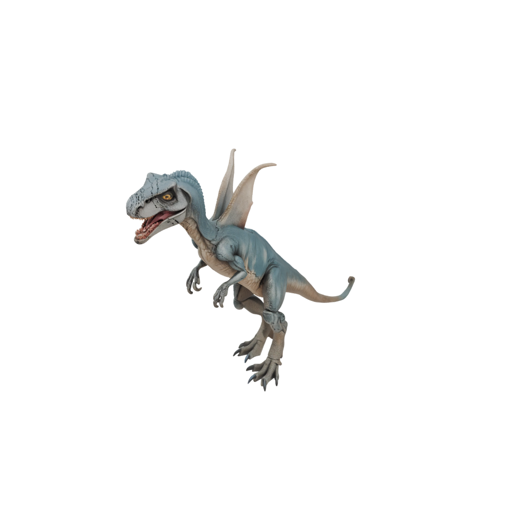 Pastel Flexi Utahraptor — dinosaurs 3D print model, STL