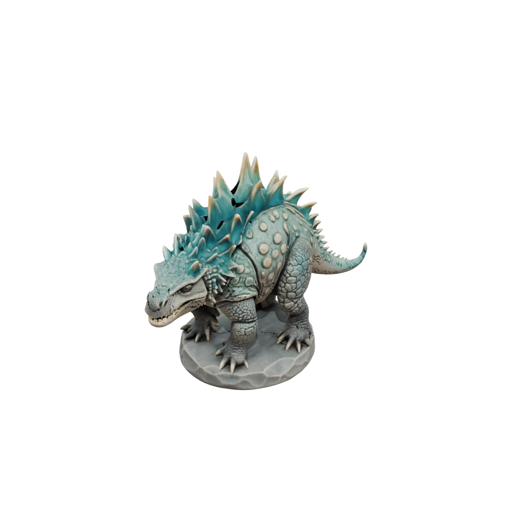 Pastel Ankylosaurus — dinosaurs 3D print model, STL