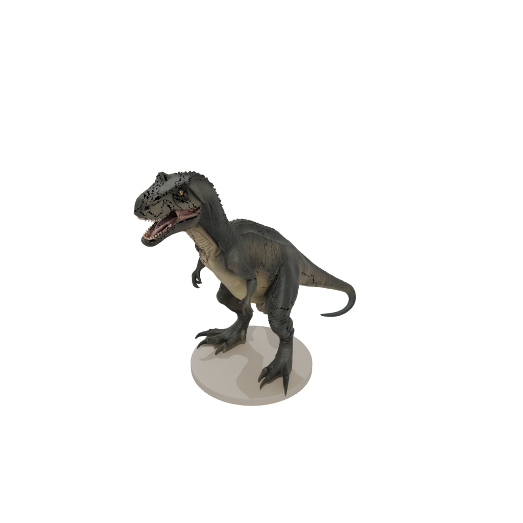 Pastel Megalosaurus — dinosaurs 3D print model, STL