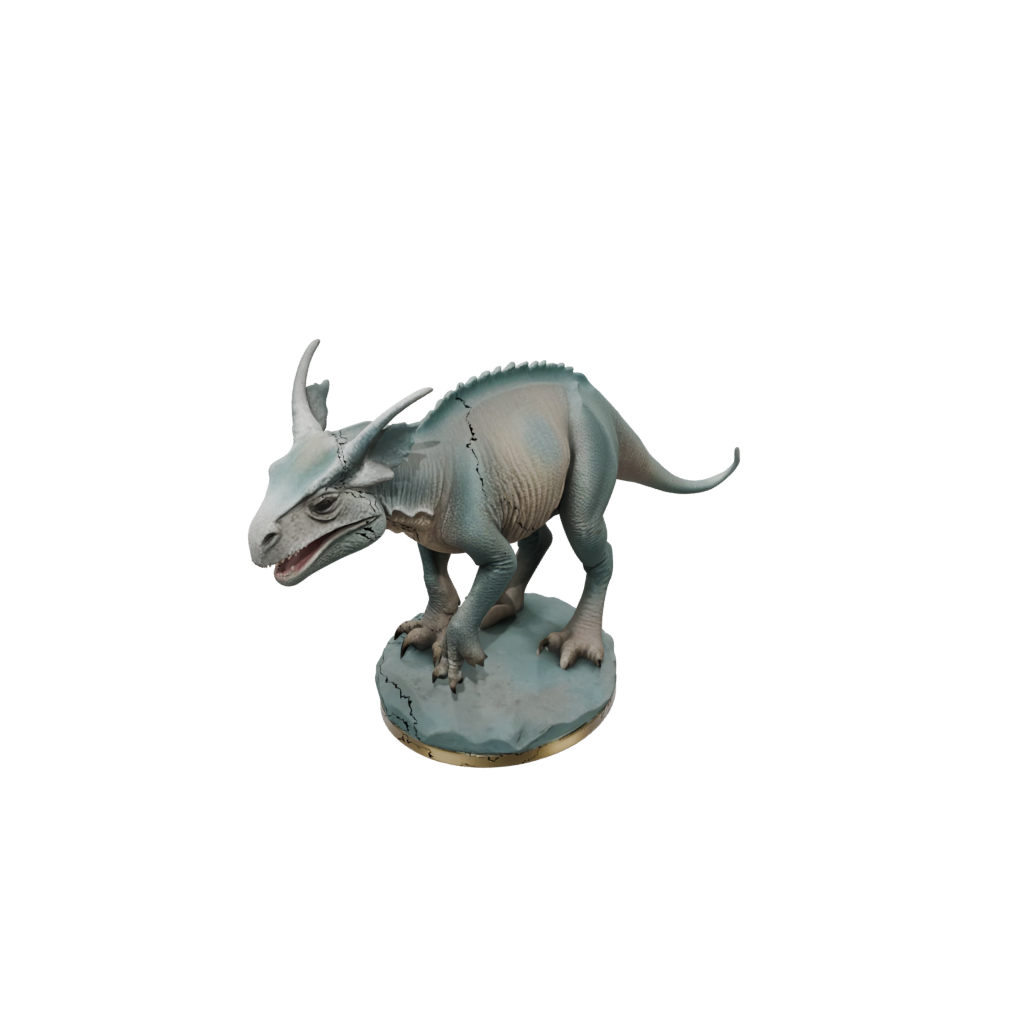 Pastel Protoceratops — dinosaurs 3D print model, STL