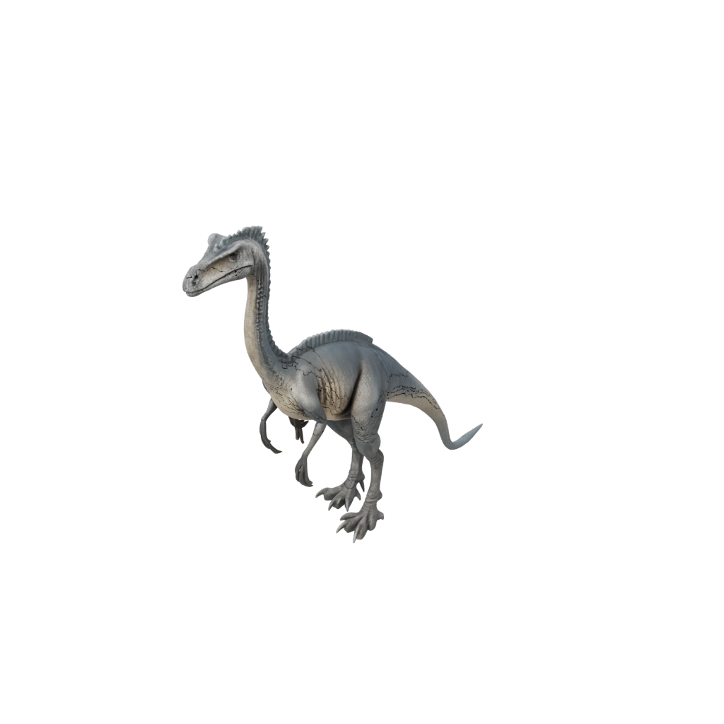 Pastel Therizinosaurus — dinosaurs 3D print model, STL