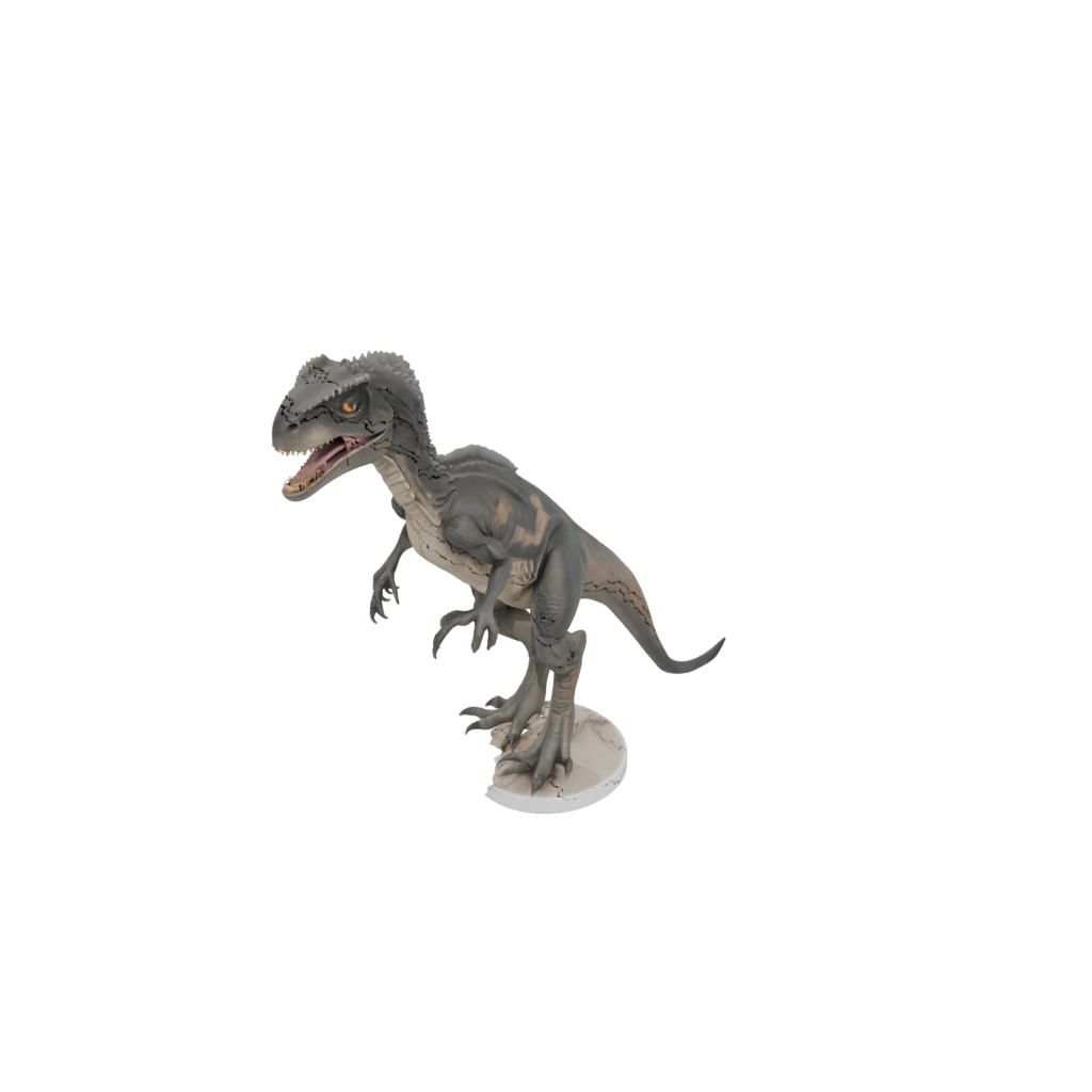 Pastel Utahraptor — dinosaurs 3D print model, STL