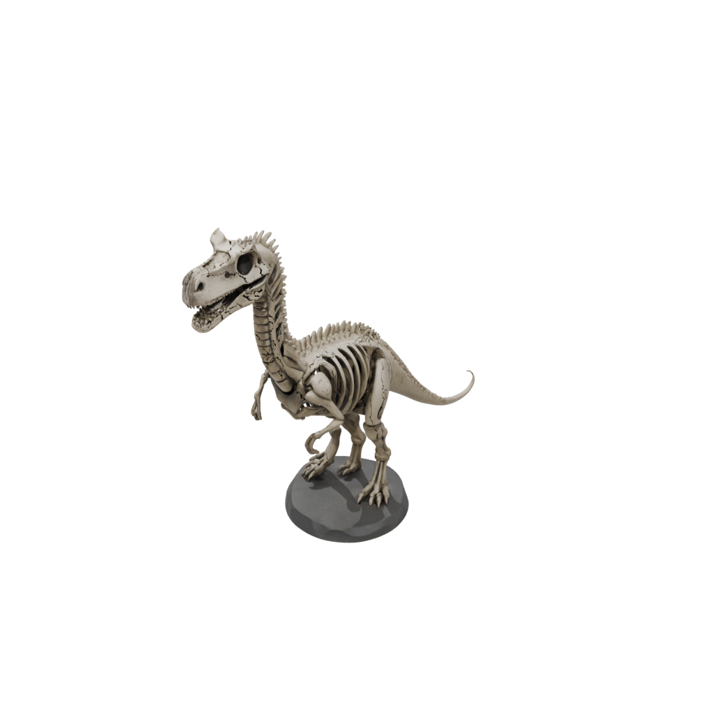 Pastel Skeleton Iguanodon