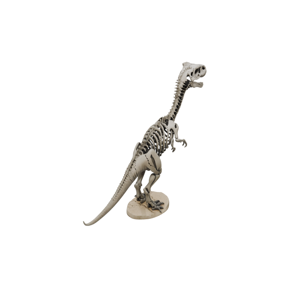 Pastel Skeleton Megalosaurus