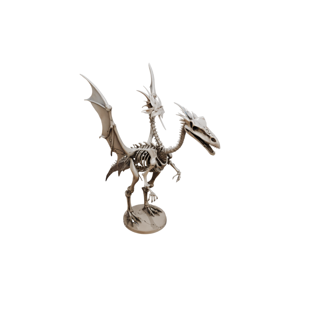 Pastel Skeleton Pterodactyl — dinosaurs 3D print model, STL