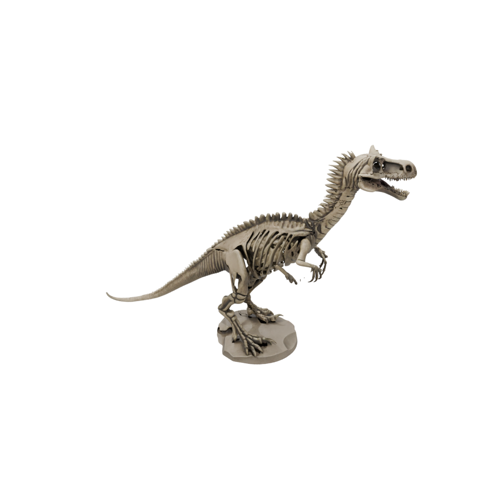 Pastel Skeleton Spinosaurus — dinosaurs 3D print model, STL