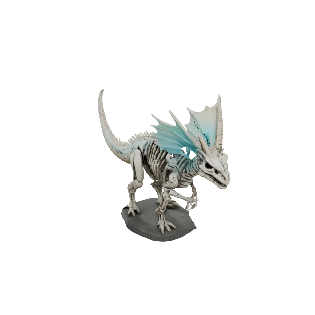 Pastel Skeleton Styracosaurus — dinosaurs 3D print model, STL