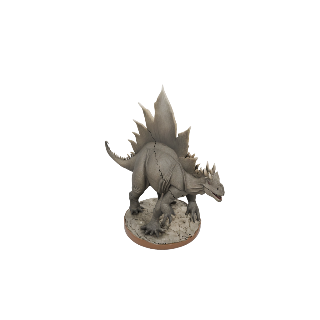 Stegosaurus — dinosaurs 3D print model, STL